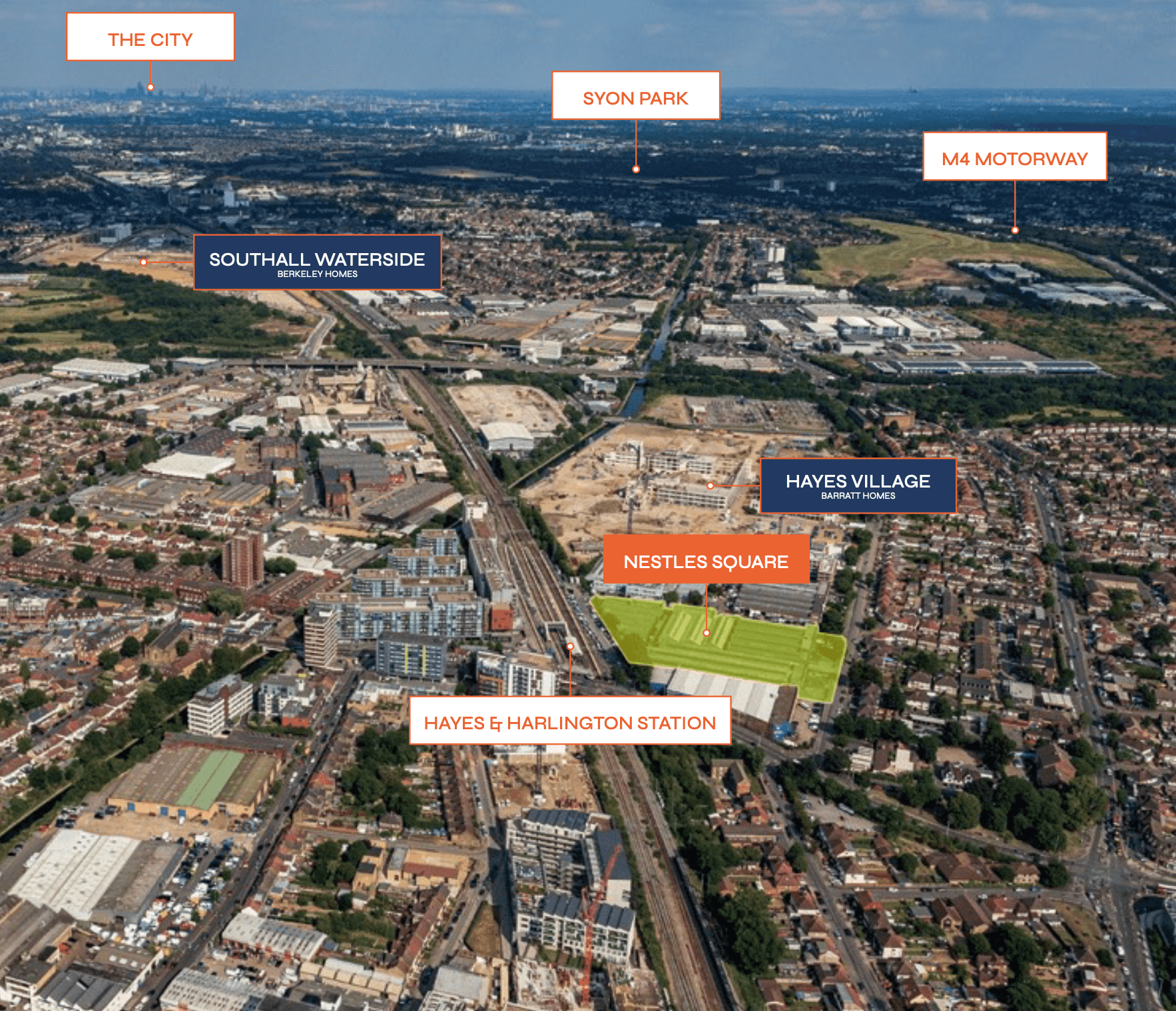 Site context - Hayes, West London